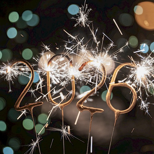 The image shows sparklers shaped as 